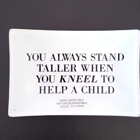 Glass Child Change 🪙🪙 Misc Tray with Inspirational Message - Picture 1 of 1